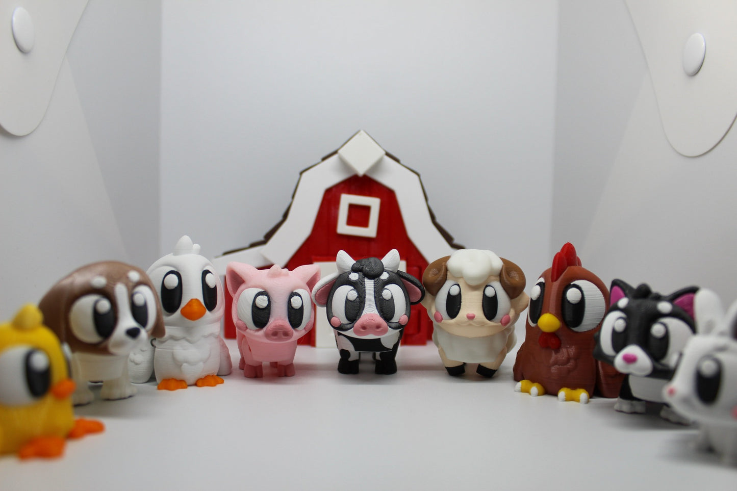 Farm Animal set (Includes All 11 Animals + Barn House)
