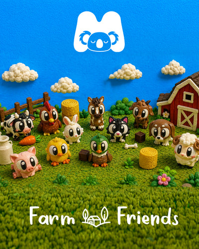 Farm Animal set (Includes All 11 Animals + Barn House)